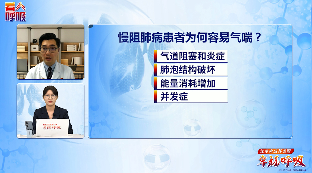 慢阻肺病患者为何总是气喘吁吁？